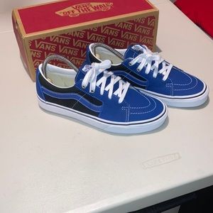 Vans sneakers leather true blue/black